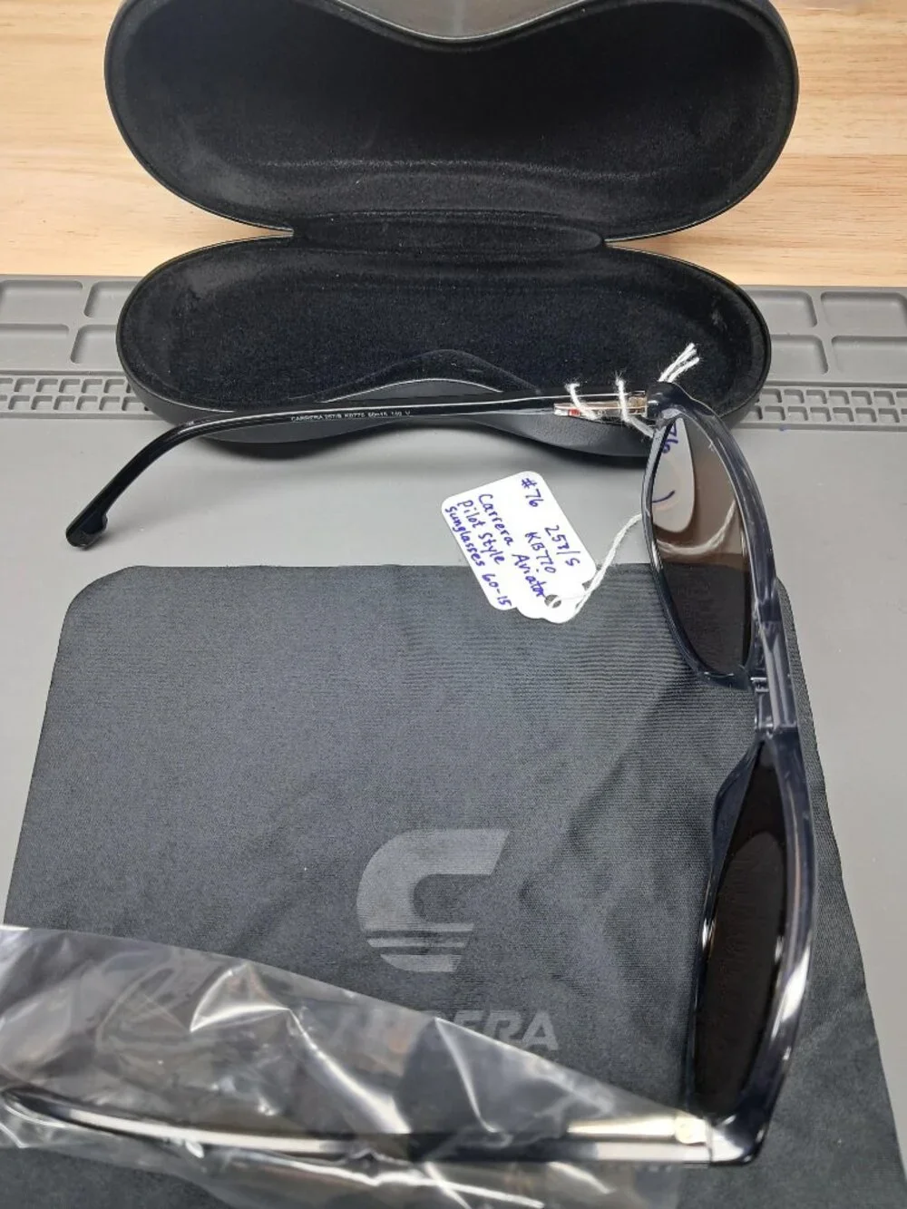 Carrera 257/S KB770 Aviator Sunglasses Grey 60-15 - NEW!!